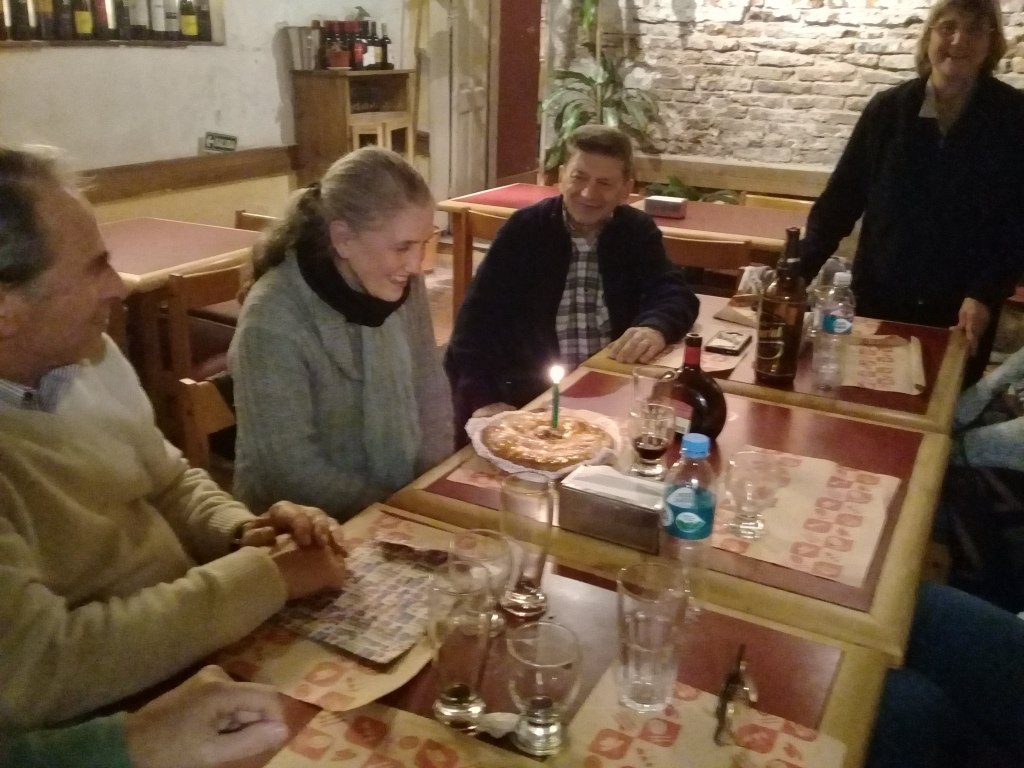 Celebración del cumpleaño9s de Claudette Dubois (+2022). Buenos Aires,circa 2015. 