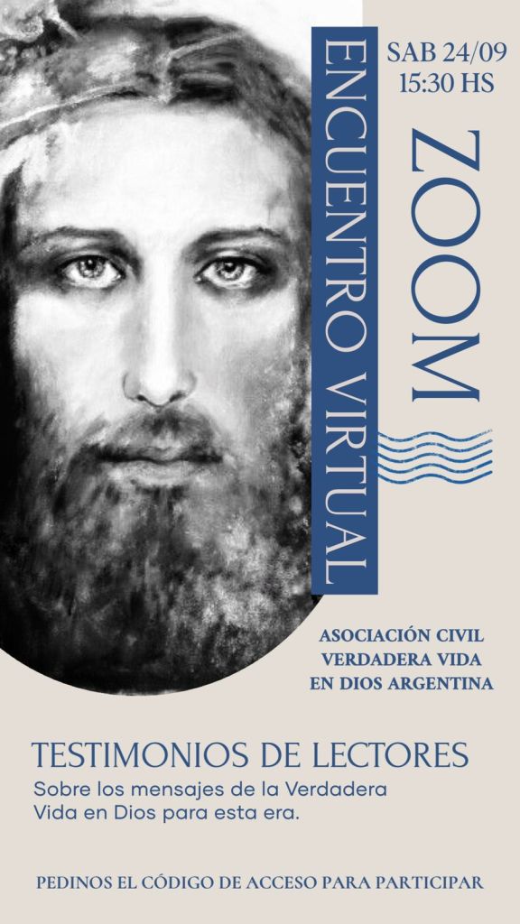 Reel por IG al encuentro virtual del 24 de septiembre de 2022 con testimonios de un taller de los lectores de la Verdadera Vida en Dios.